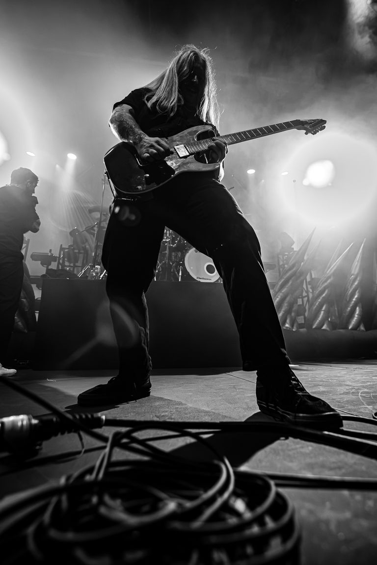 Bleed From Within performing live at AEC Theatre in Adelaide